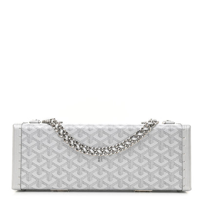 Goyard Goyardine Saint Honore Clutch Silver 1 of 8