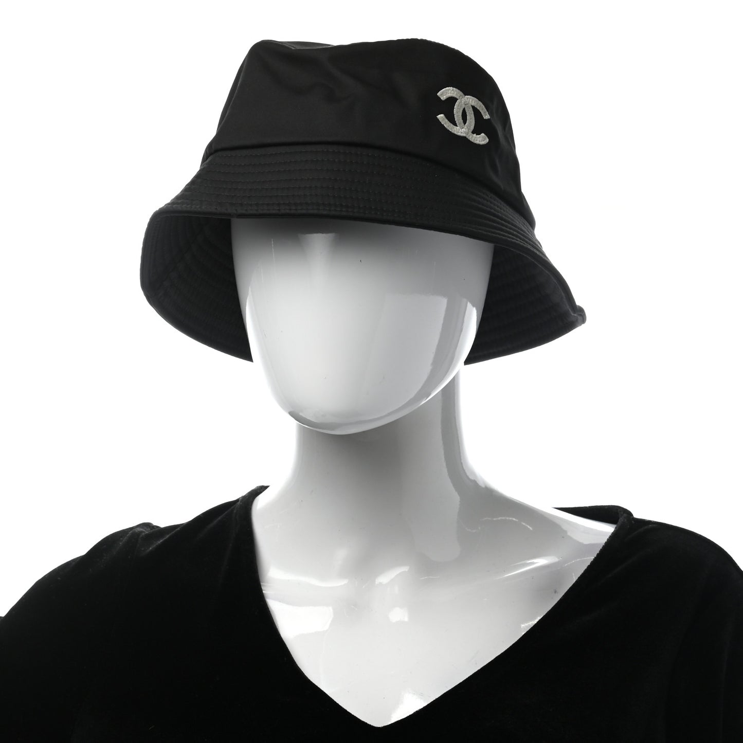 Cotton CC Bucket Hat L Black