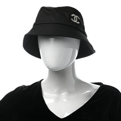 Chanel Cotton CC Bucket Hat L Black 2 of 7