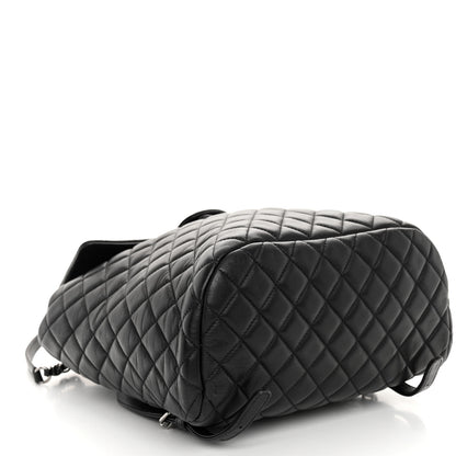 Chanel Lambskin Quilted Large Urban Spirit Backpack Black 4 of 11