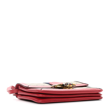 Gucci GG Supreme Monogram Medium Queen Margaret Shoulder Bag Red 4 of 13