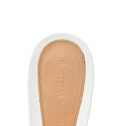 Bottega Veneta Lambskin Stretch Mule Sandals 40 Optic White 9 of 11