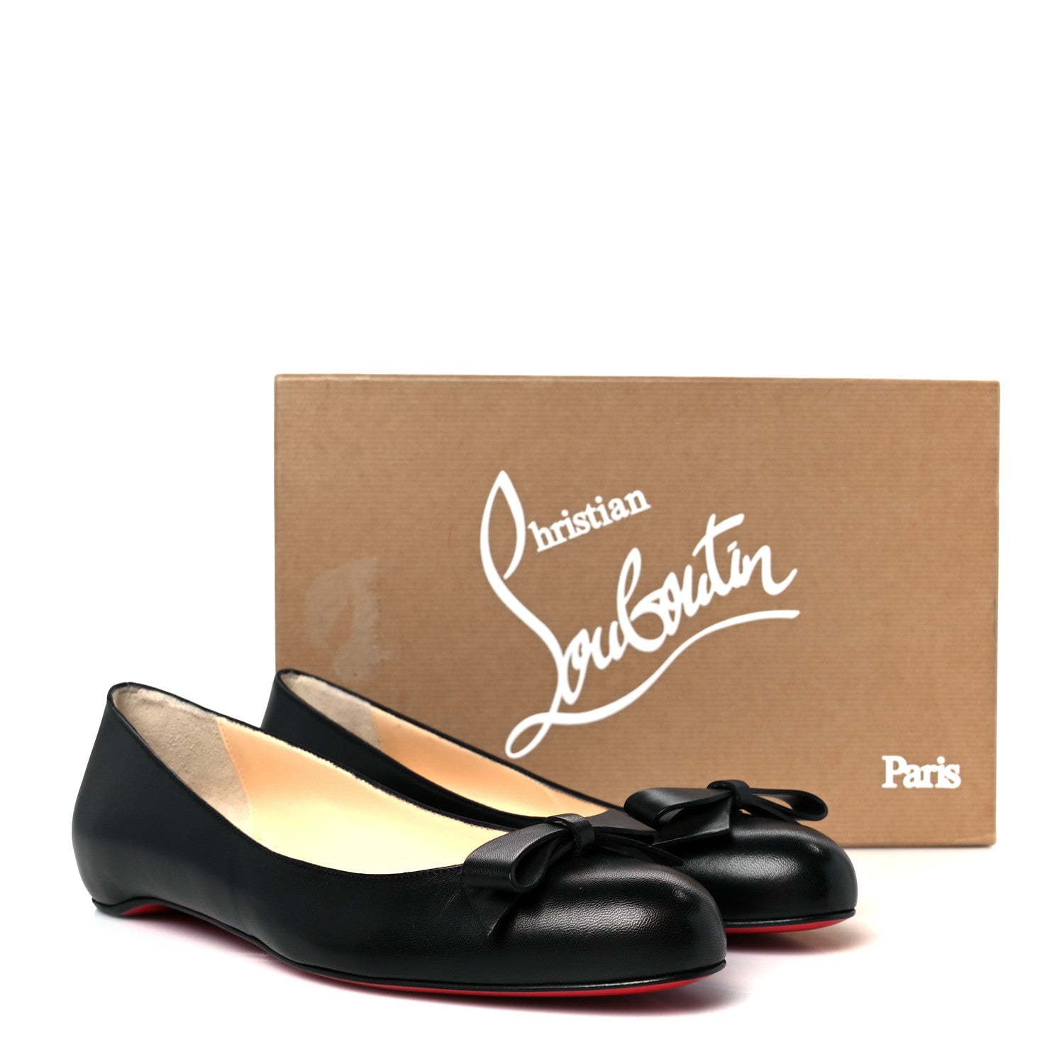 Christian Louboutin Kid Simplenodo Ballerina Flats 38 Black 9 of 9