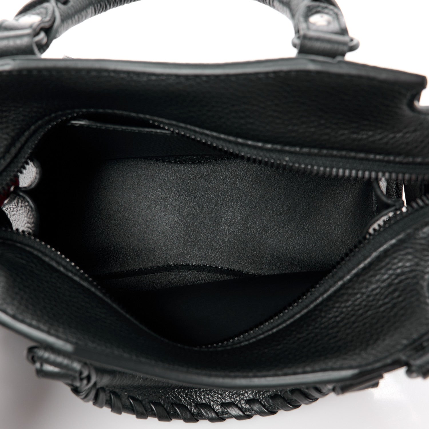 Balenciaga Grained Calfskin Neo Classic Black Hardware Mini City Black 5 of 10