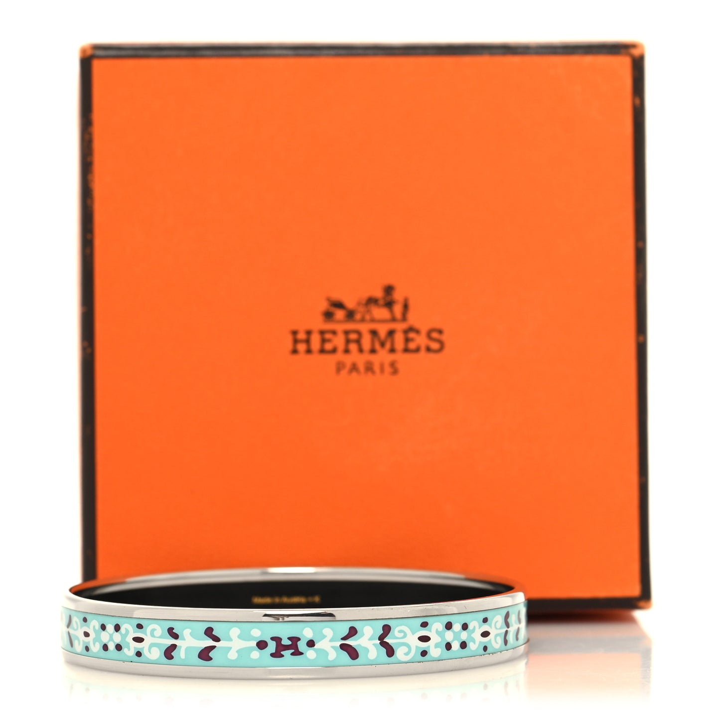 Enamel Printed Narrow Bracelet
