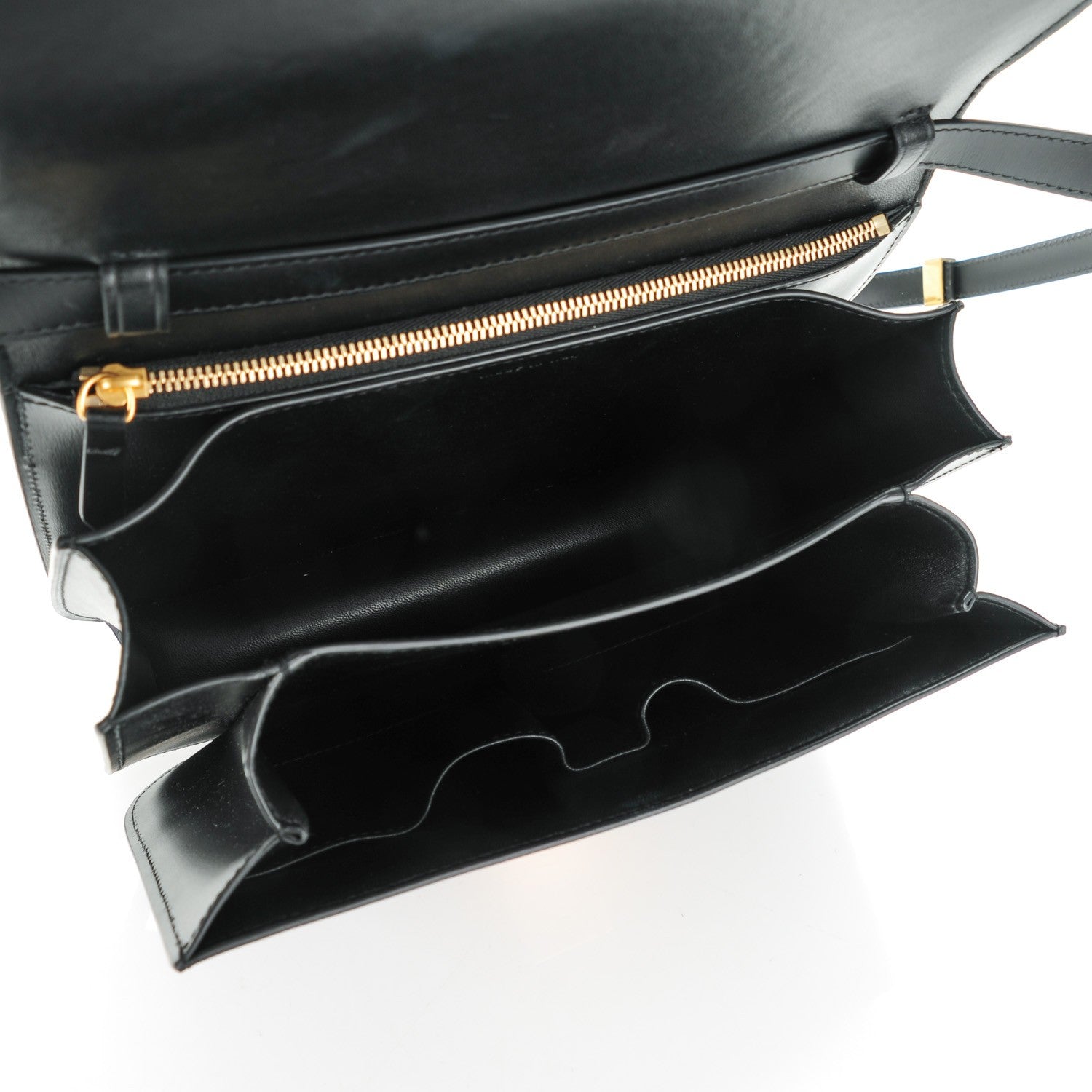 Celine Box Calfskin Medium Classic Box Flap Bag Black 5 of 7