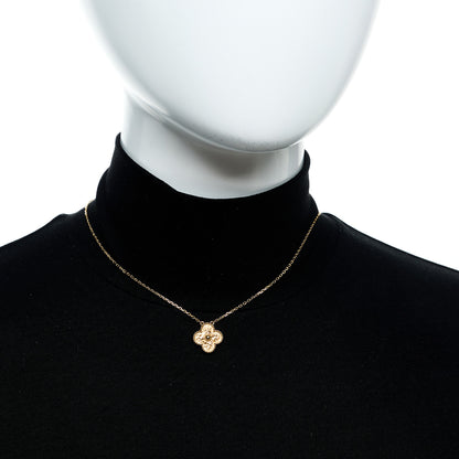Van Cleef & Arpels 18K Yellow Gold Vintage Alhambra Pendant Necklace 2 of 6
