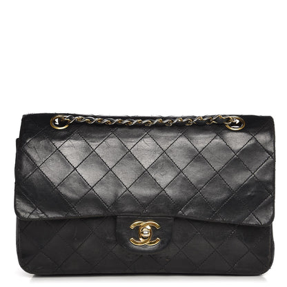 Chanel Lambskin Quilted Medium Double Flap Black 1 of 17