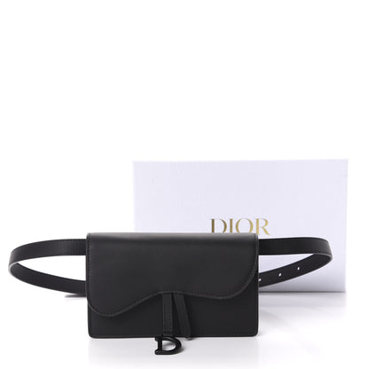 Christian Dior Ultra Matte Calfskin Saddle Belt Bag Black 11 of 11