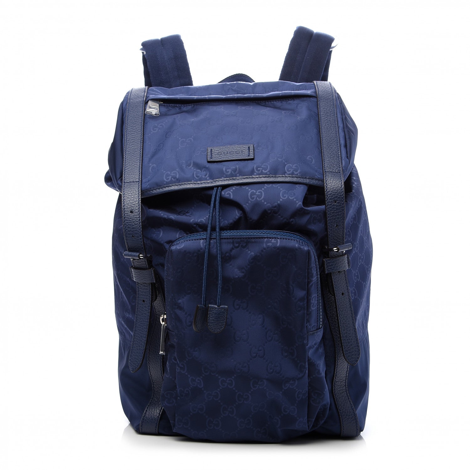 Gucci Nylon Monogram Medium Light Double Buckle Backpack Tide 1 of 10