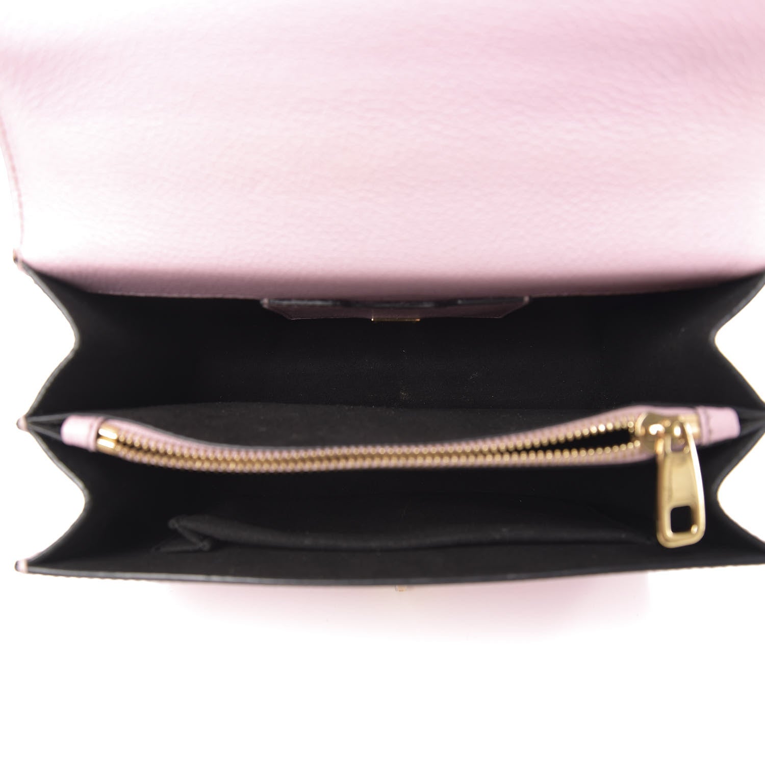 Dolce & Gabbana Grained Calfskin Rosalia Shoulder Bag Pink 5 of 10