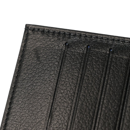 Hermes Evergrain Citizen Twill Compact Wallet Black 9 of 11