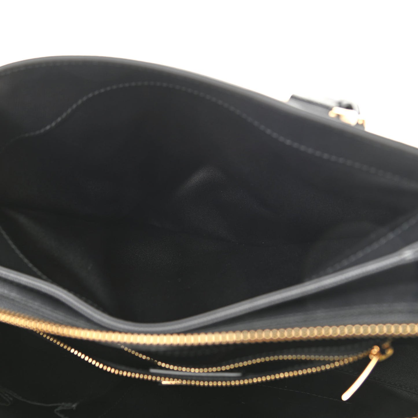 Printed Calfskin Beky Tote Black