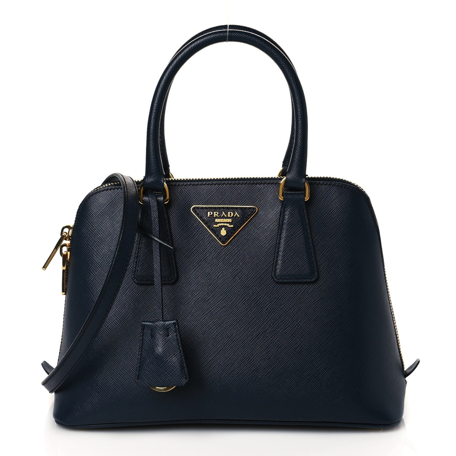 Prada Saffiano Lux Small Promenade Tote Baltico 1 of 9