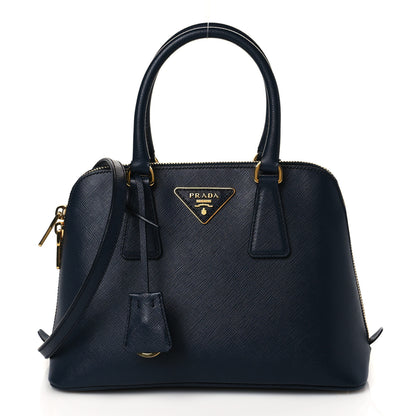 Prada Saffiano Lux Small Promenade Tote Baltico 1 of 9