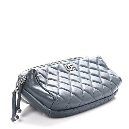 Chanel Calfskin Quilted Waist Bag Dark Grey 4 of 10