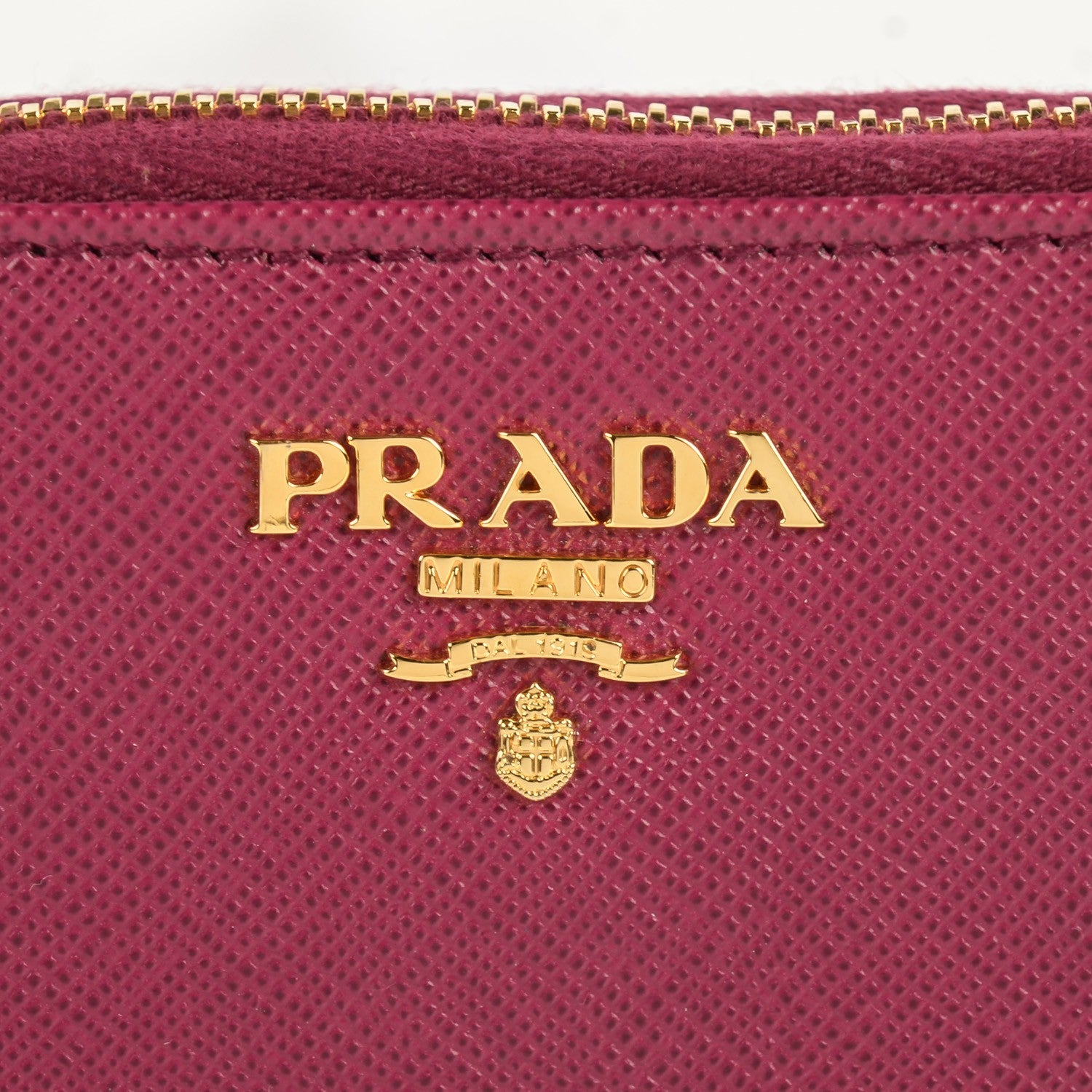 Prada Saffiano Metal Coin Purse Ametista 8 of 10