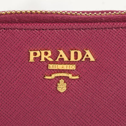 Prada Saffiano Metal Coin Purse Ametista 8 of 10