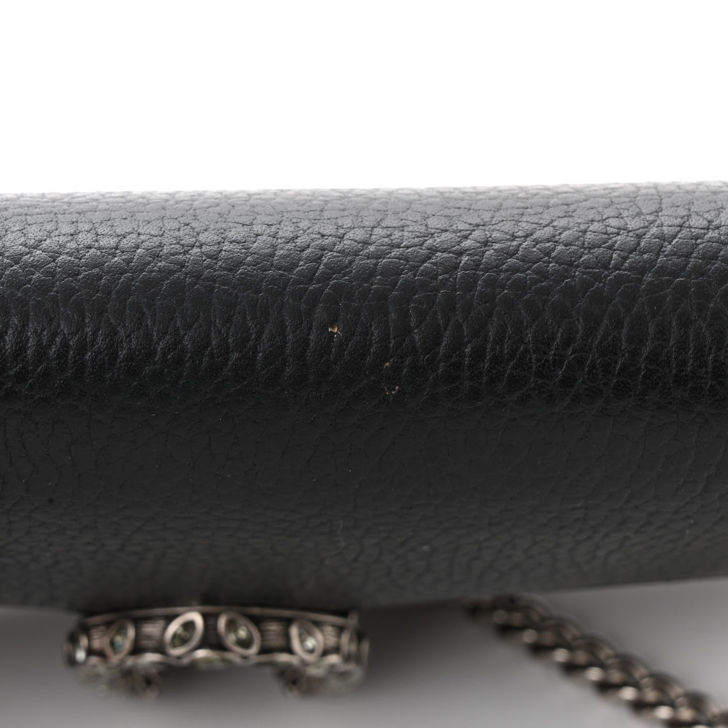 Gucci Calfskin Mini Dionysus Chain Wallet Black 12 of 13
