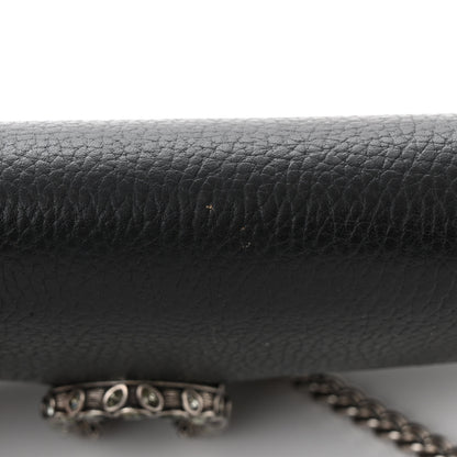 Gucci Calfskin Mini Dionysus Chain Wallet Black 12 of 13