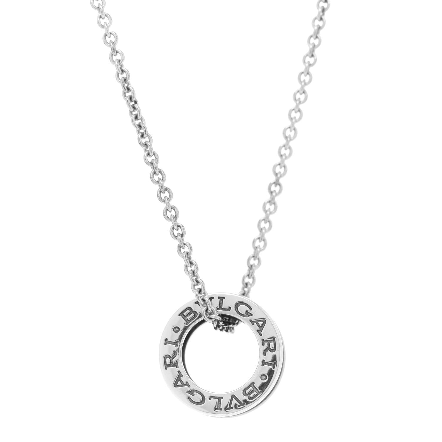 Bulgari Sterling Silver Ceramic Save The Children Pendant Necklace 3 of 8