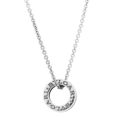Bulgari Sterling Silver Ceramic Save The Children Pendant Necklace 3 of 8