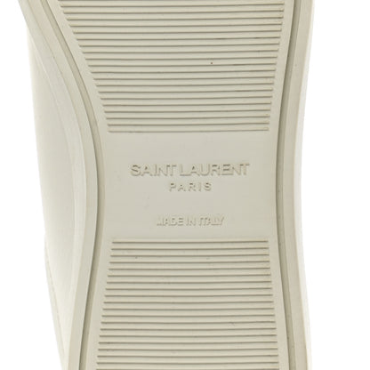 Saint Laurent Calfskin Andy Low Top Sneakers 36.5 Blanc Optique 6 of 8