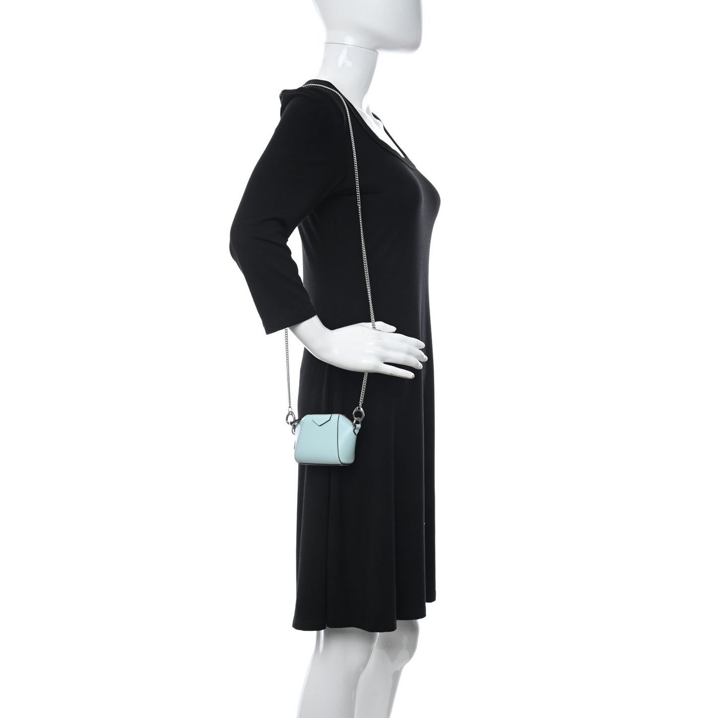 Lambskin Baby Antigona Acqua Marine
