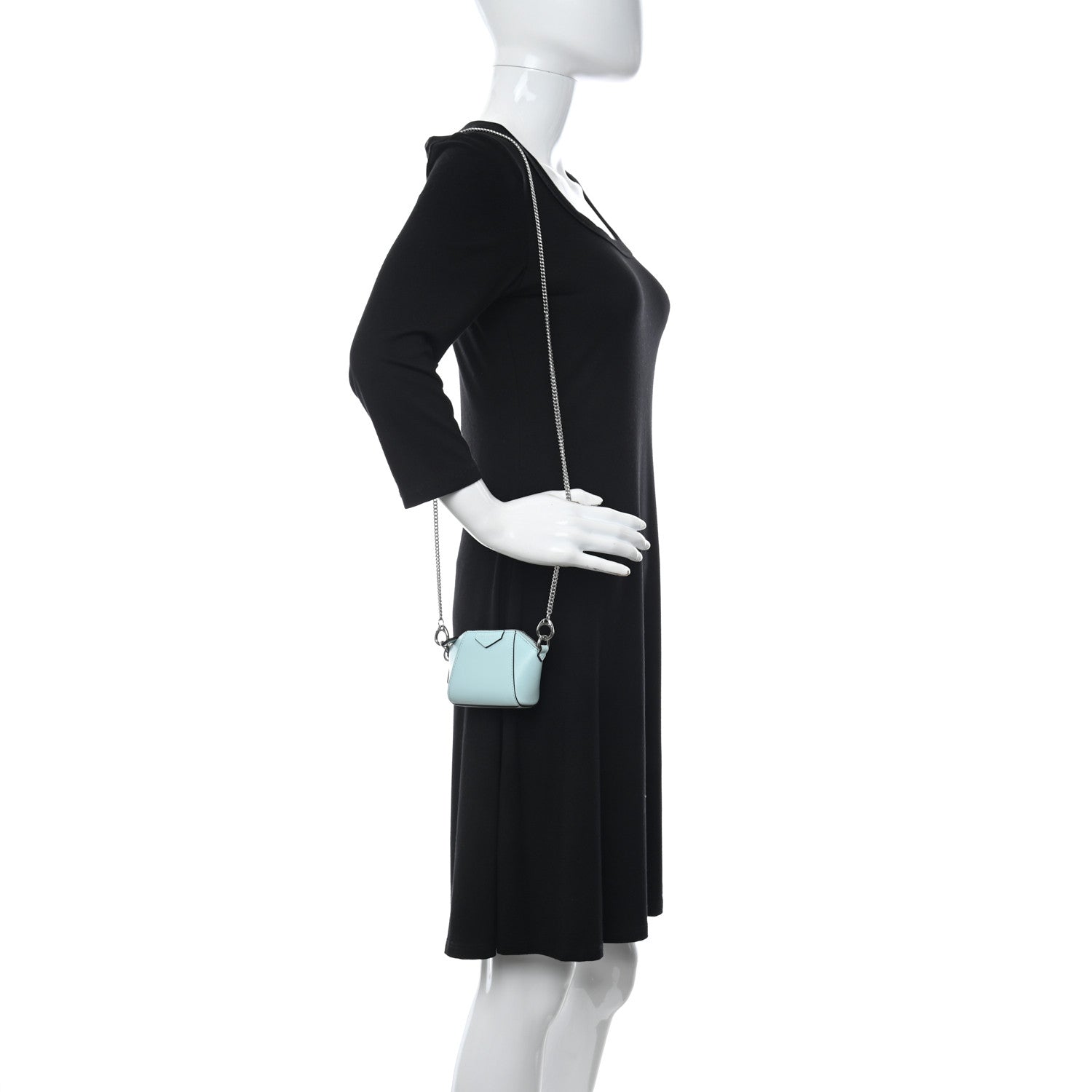 Givenchy Lambskin Baby Antigona Acqua Marine 2 of 11