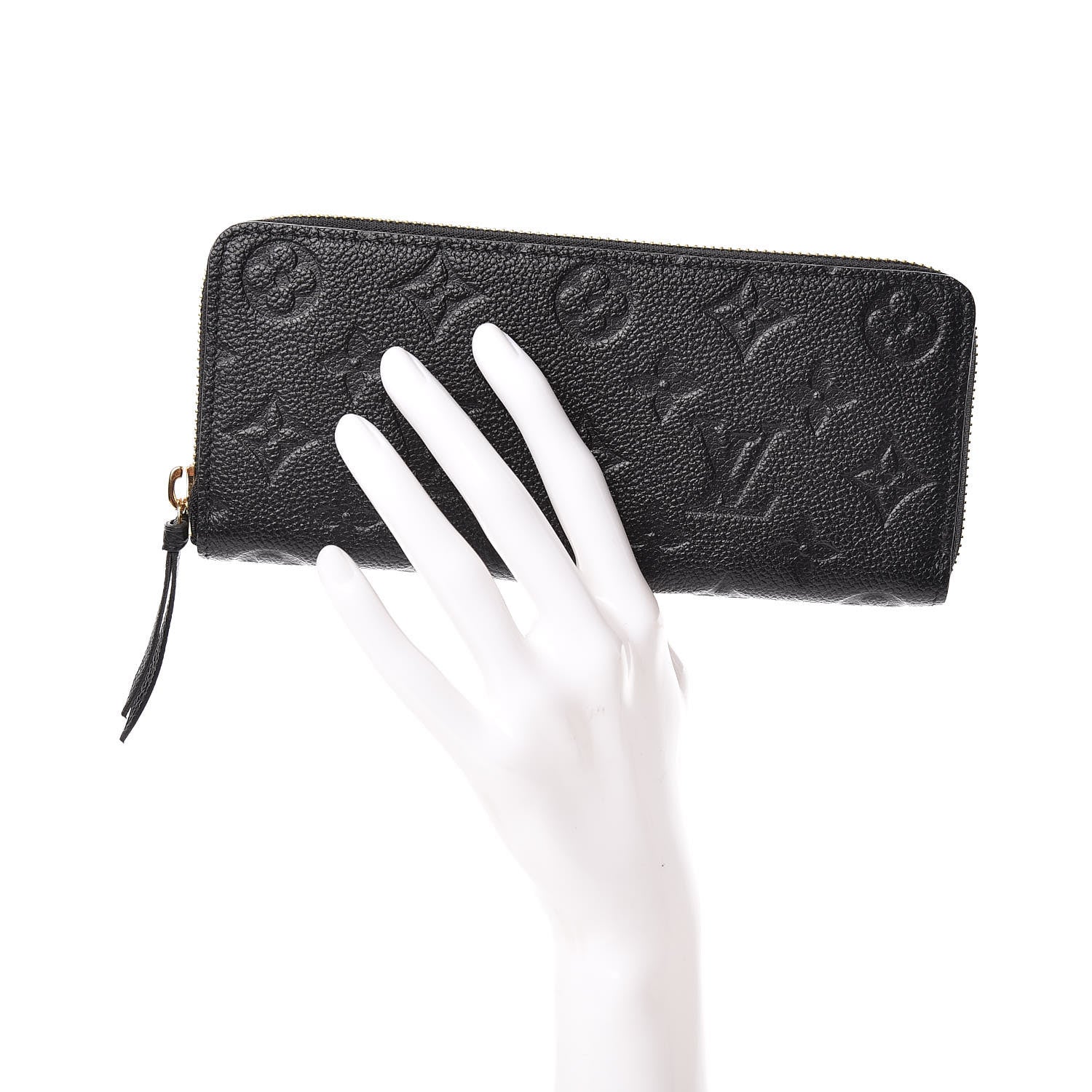 Louis Vuitton Empreinte Clemence Wallet Black 2 of 7