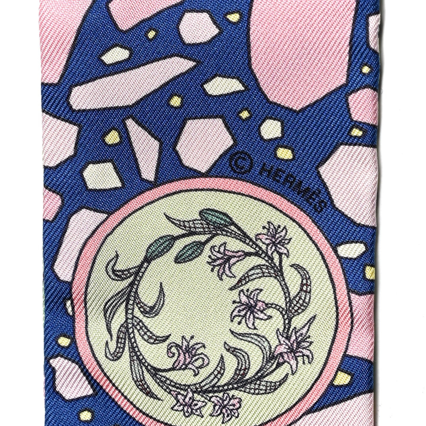 Silk La Danse Des Amazones Twilly Bleu Roy Vert Jaune
