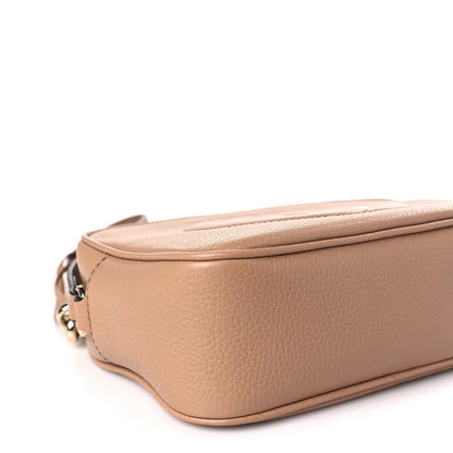 Gucci Pebbled Calfskin Small Soho Disco Bag Camelia 8 of 9