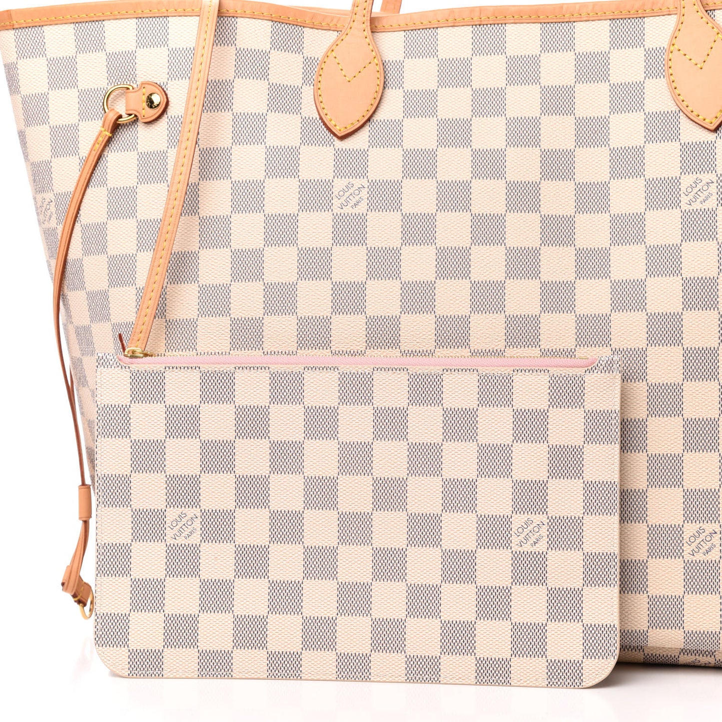 Damier Azur Neo Neverfull GM Rose Ballerine