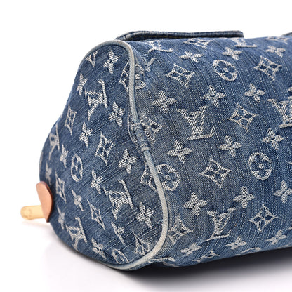 Louis Vuitton Monogram Denim Neo Speedy Blue 9 of 14