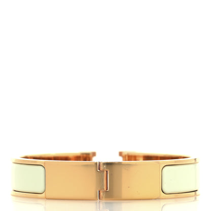 Hermes Enamel Narrow Clic Clac H Bracelet PM Vert Fizz 3 of 5