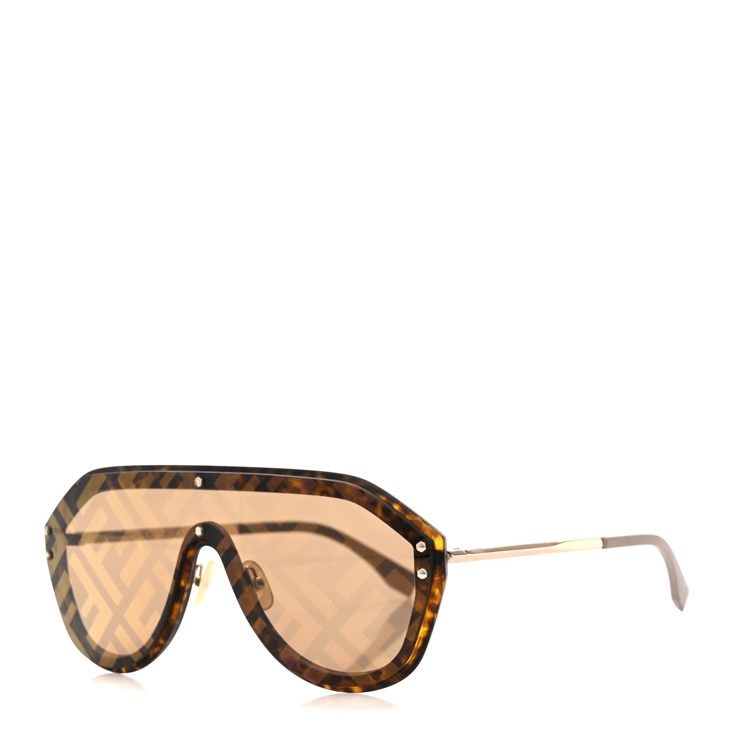 Fendi FF Fabulous Shield Sunglasses FF M0039/G/S White 1 of 8