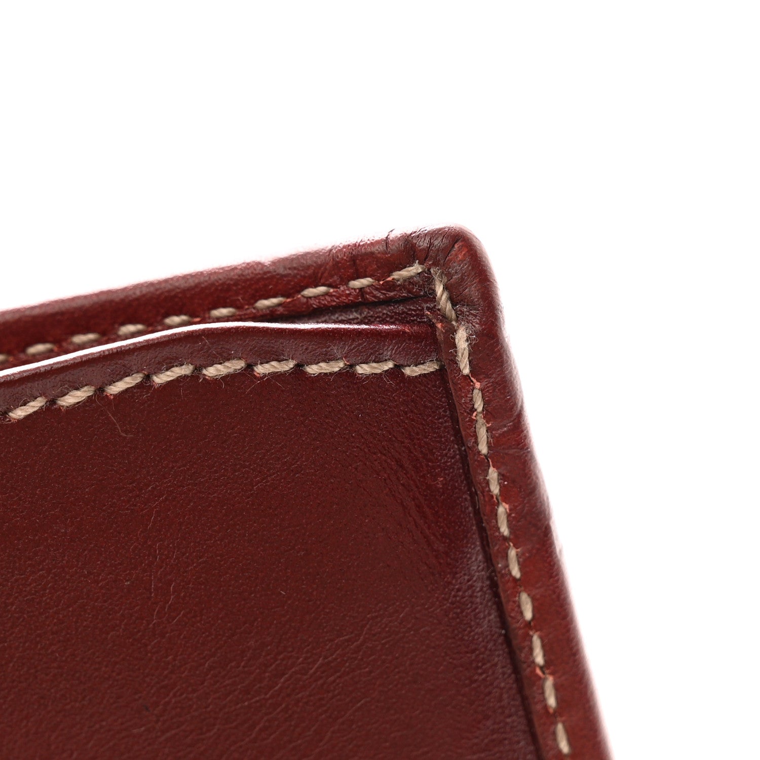 Gucci Guccissima Margaux Calfskin Metal Bar Continental Flap Wallet Dark Red 12 of 15
