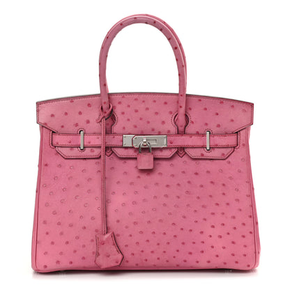 Hermes Ostrich Birkin 30 Fuchsia 1 of 14