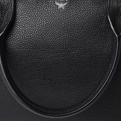 MCM Grained Calfskin Large Ella Boston Black 9 of 13