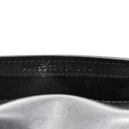 Saint Laurent Calfskin Monogram Cassandre Phone Holder With Strap Black Black 13 of 21