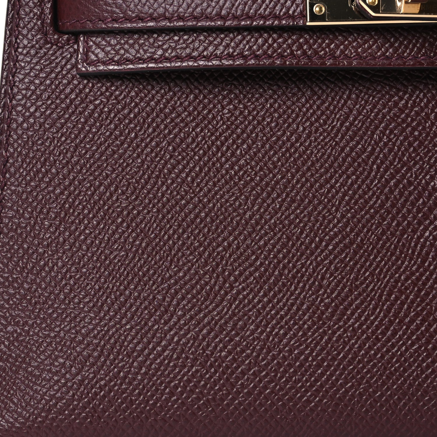 Hermes Epsom Horseshoe Mini Kelly Sellier 20 Bordeaux Vert Bosphore 8 of 11