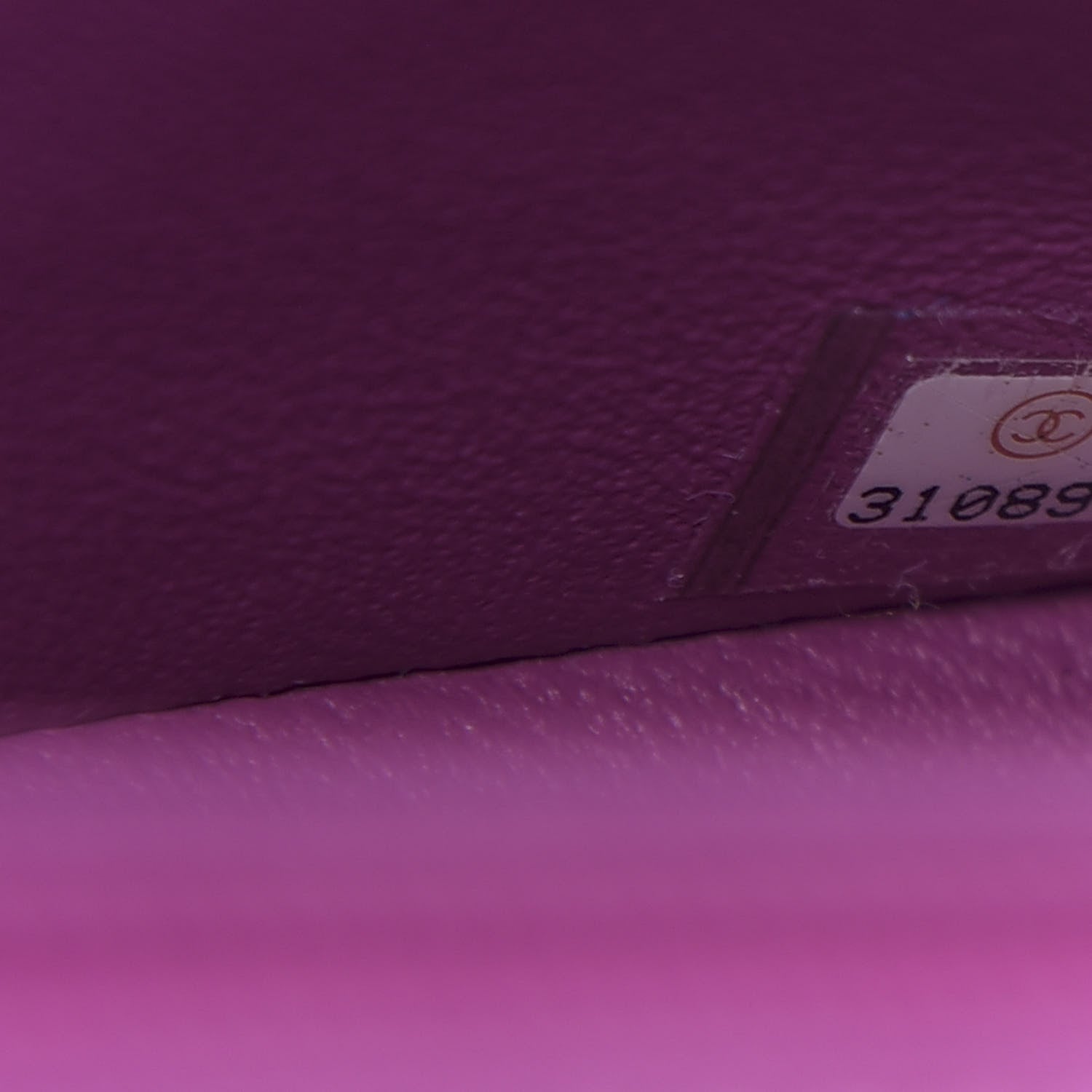 Chanel Lambskin Quilted Mini Rectangular Flap Blue Purple 12 of 12