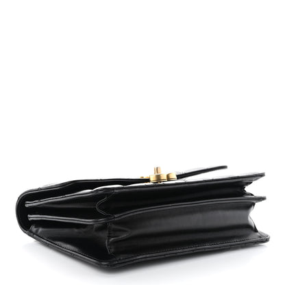 Chanel Lambskin Quilted Chain Flap Bag Black 4 of 12