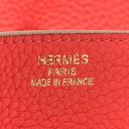 Hermes Togo Birkin 35 Rouge Pivoine 6 of 17