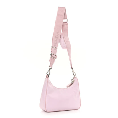 Prada Nylon Re-Edition 2005 Shoulder Bag Alabastro 3 of 10