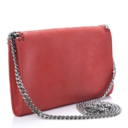 Stella McCartney Shaggy Deer Mini Falabella Crossbody Bag Cherry 3 of 9