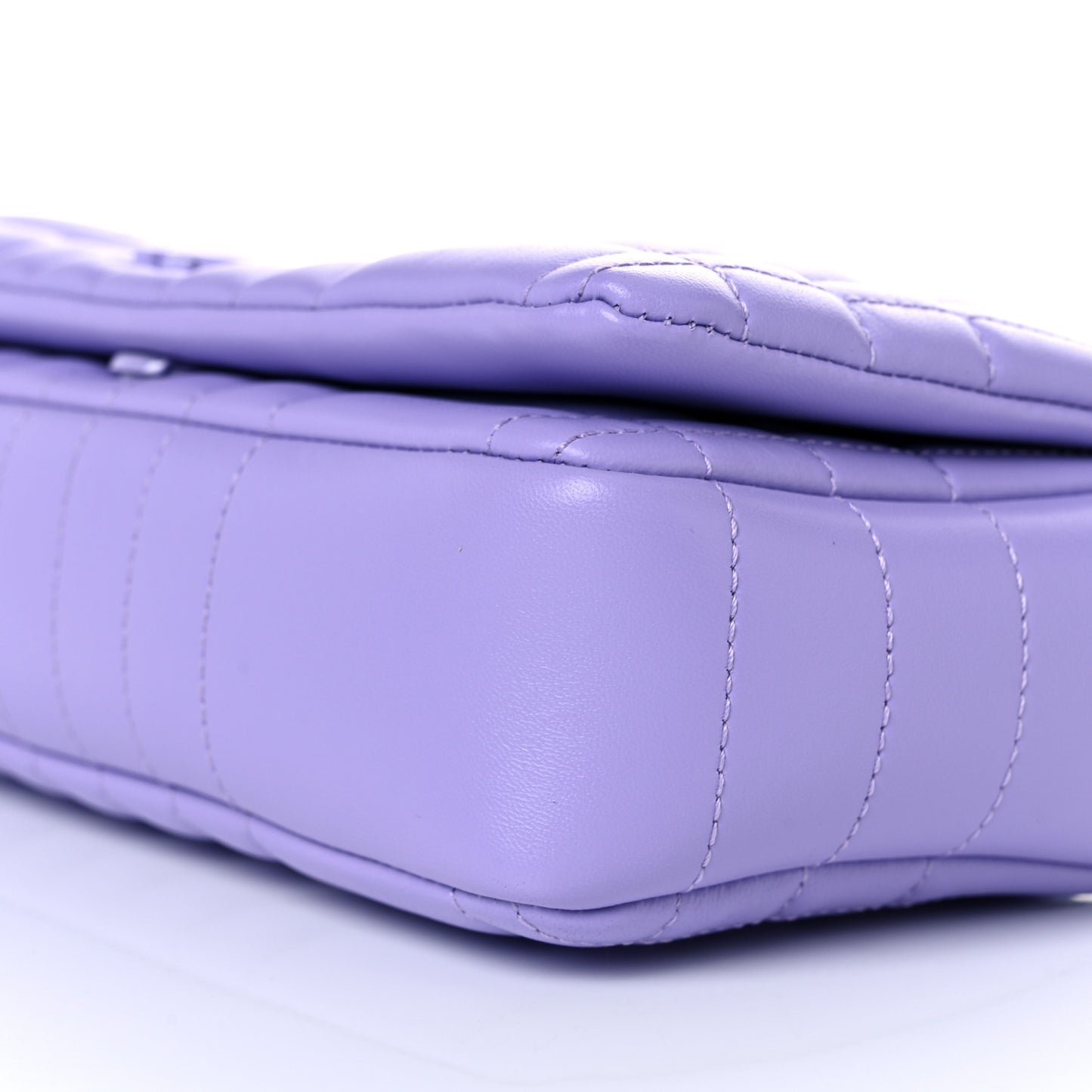 Lambskin Quilted Small Lola Bag Soft Violet