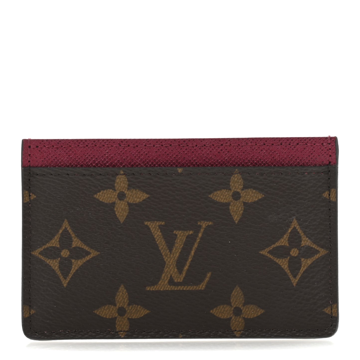 Monogram Card Holder Fuchsia