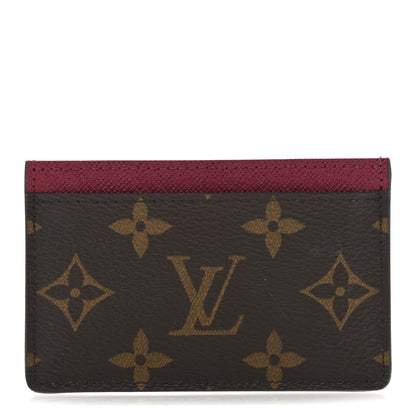 Louis Vuitton Monogram Card Holder Fuchsia 1 of 8
