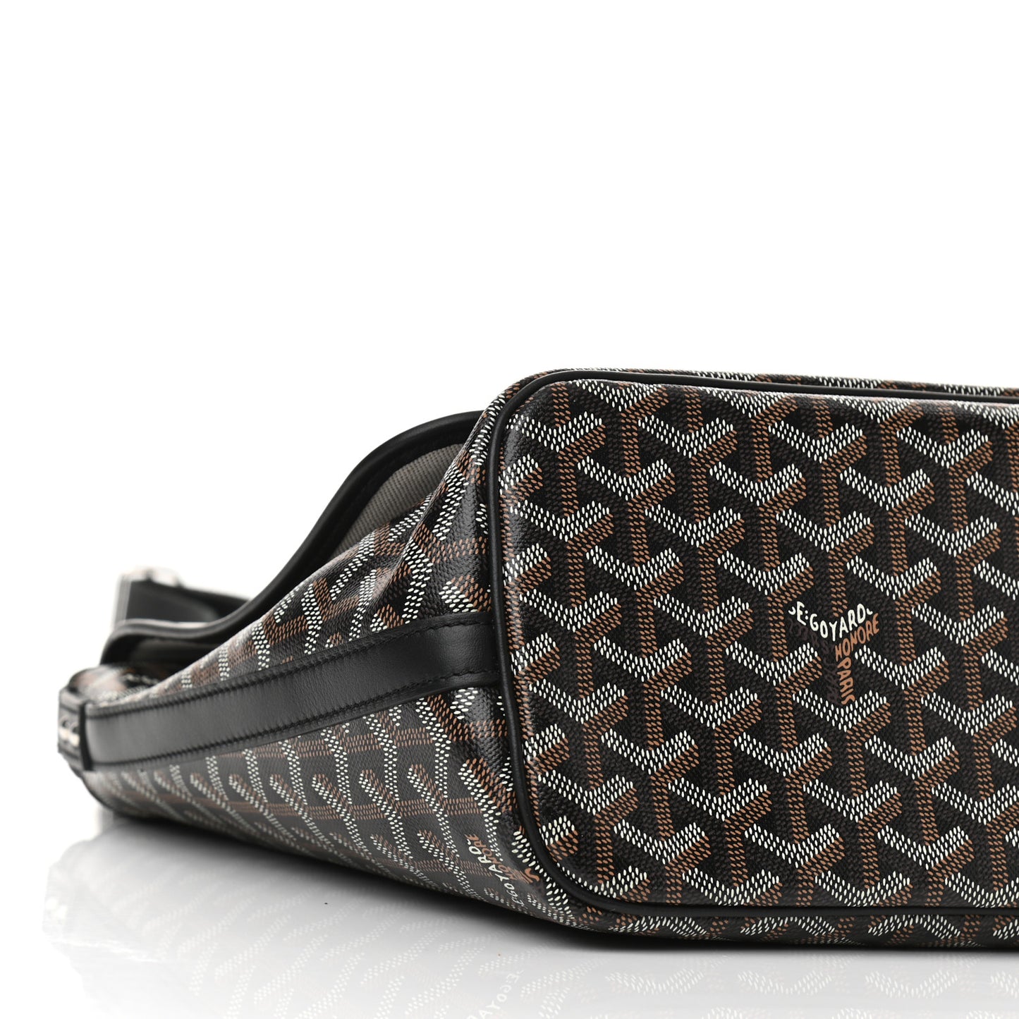 Goyardine Capetien Messenger Bag Black